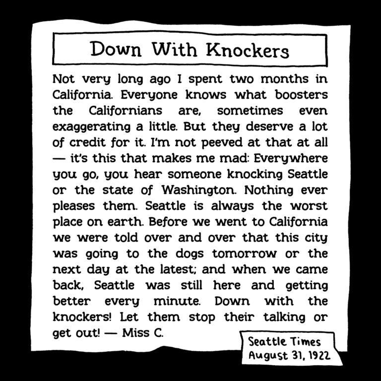 Seattleite Pet Peeves from 100 Years Ago Seattle Walk Report